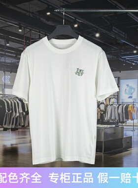 李宁2024夏季新品中国文化系列男女同款纯棉短袖文化衫AHSU319