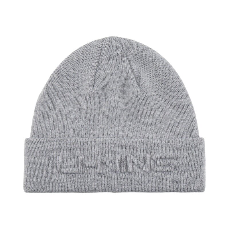 李宁针织帽男女同款2025新品运动生活系列保暖抗静电帽子AMZV033