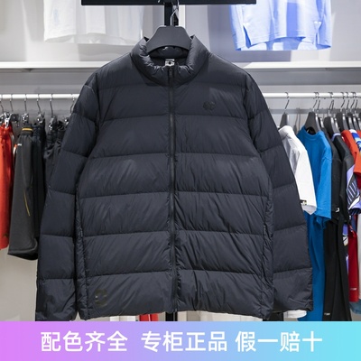 李宁保暖立领短款男子羽绒服
