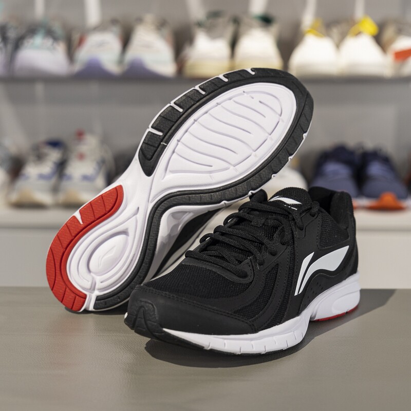 李宁运动鞋男鞋2024夏季新款网面透气回弹低帮休闲慢跑鞋ARSU109