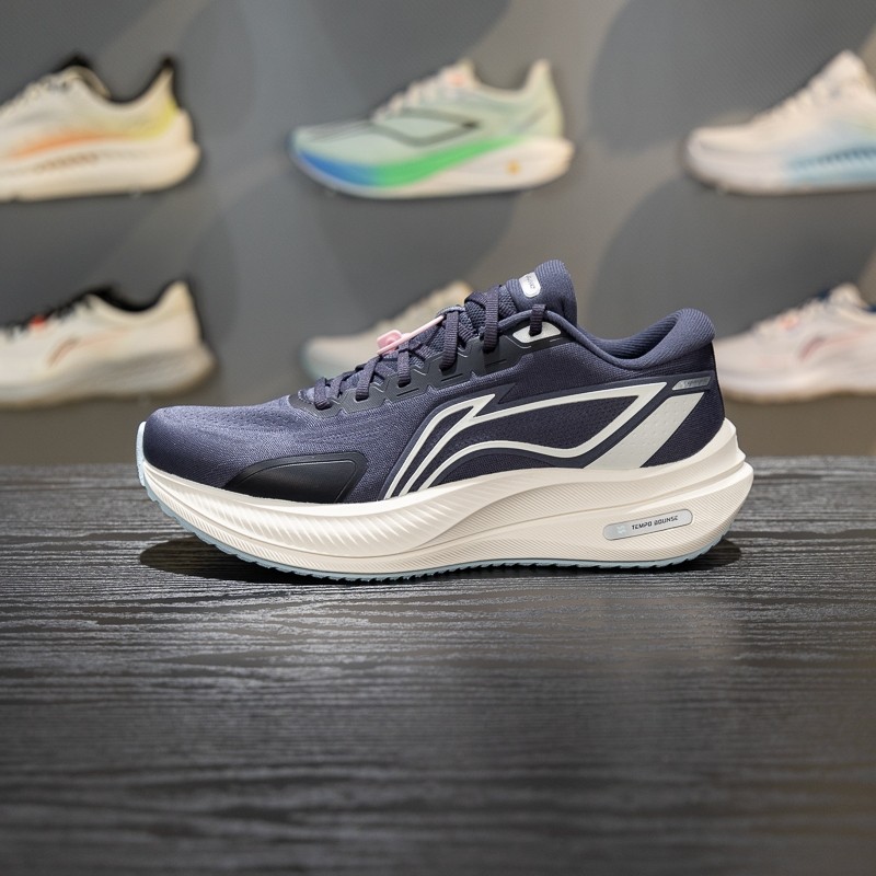 李宁越影5跑步鞋男鞋2026新款厚底减震保护简约舒适运动鞋ARHW003