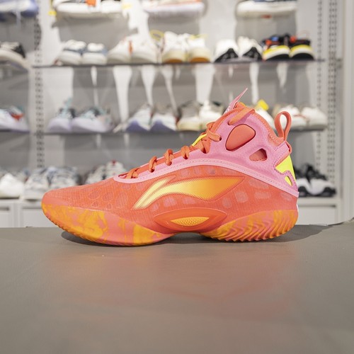 李宁驭帅19篮球鞋男子2025春新款回弹减震专业实战比赛鞋ABAV005