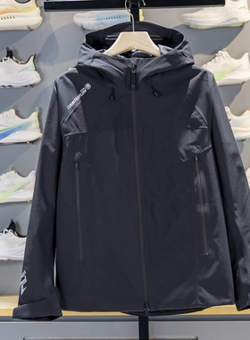 李宁冲锋衣2025新款CF溯万龙甲男女宽松防泼水连帽外套AEMV033