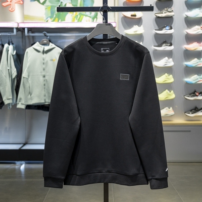 李宁男子圆领套头卫衣