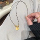 paula时序 古法扎基拉姆黄财神盘缠吊坠项链 Y035