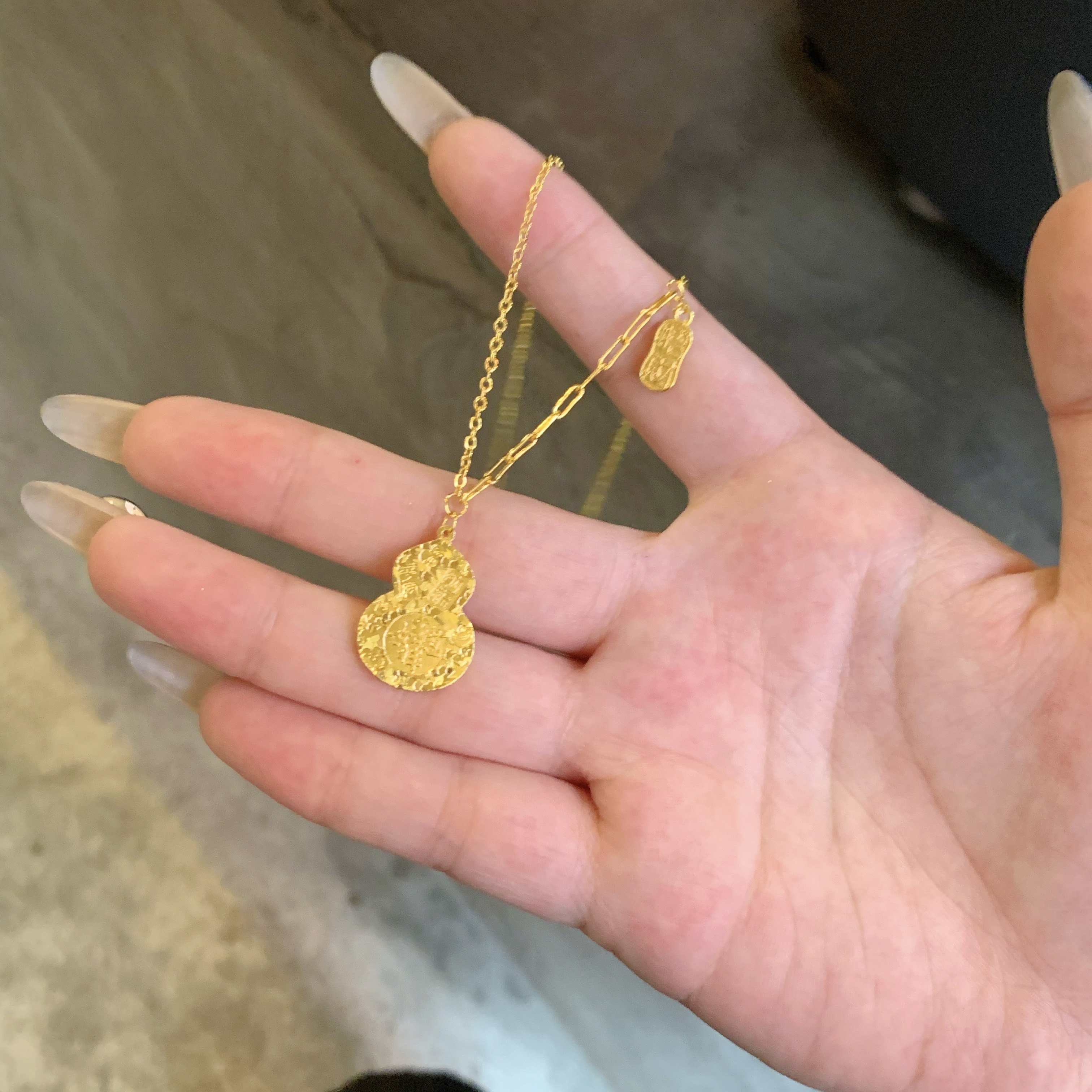 paula时序 新中式国潮风丨龙鳞碎碎冰葫芦项链 L021,饰品/流行首饰/时尚饰品新,项链,淘宝优惠券,粉丝福利购,淘宝优惠卷