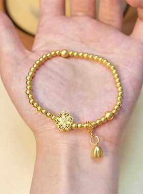 重生小元宝Paula古法传承六相花手链莲蓬福子女小众女生礼物S004