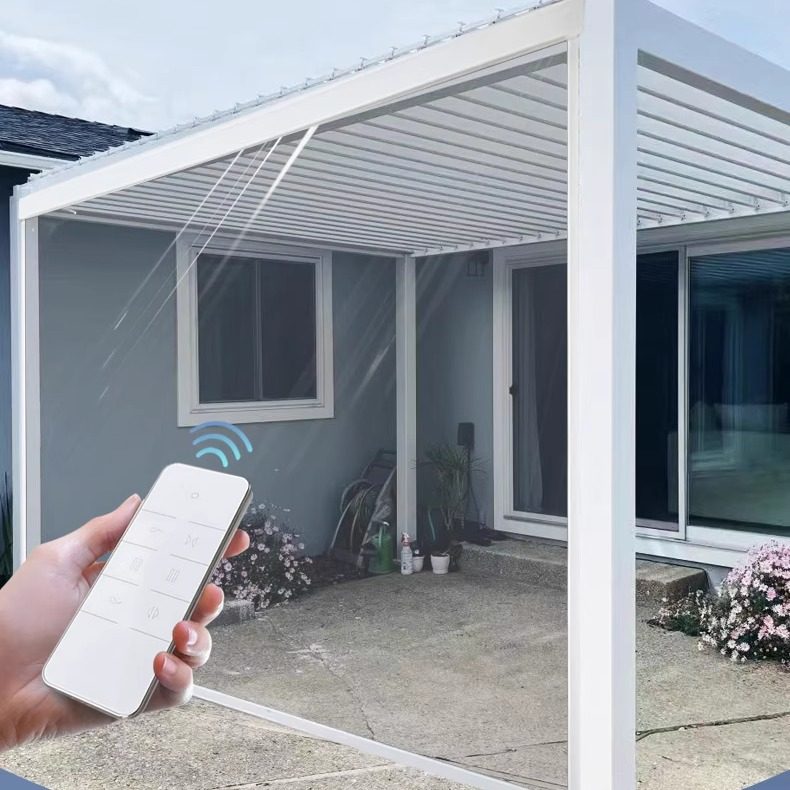 优诗曼透明防风卷帘户外阳台电动防雨棚推拉遮阳隔热大排档开放式,居家布艺,卷帘,淘宝优惠券,粉丝福利购,淘宝优惠卷