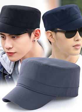 后封口速干帽子全封闭男士夏季深顶大码平顶帽大头围分尺码鸭舌帽