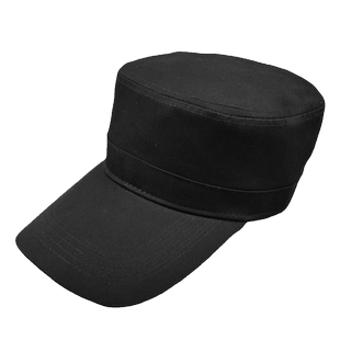 帽子男加长帽檐棉质平顶帽纯色大头围男帽百搭休闲长舌遮阳鸭舌帽