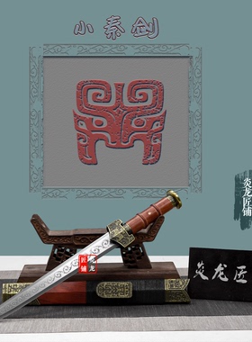 龙泉镇宅剑古风小秦剑小剑锰钢短剑小汉剑唐剑冷兵器摆设未开刃