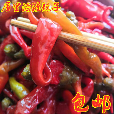 特产农家酒浸辣椒湖南