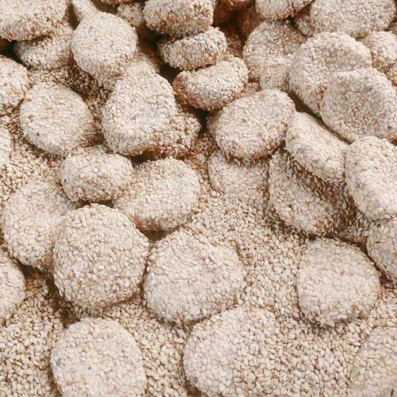 糖粑粒湖南衡阳米粉耒阳特产农家纯手工自制芝麻糖粑粒包邮