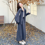 新款蓝色格纹套装163-2551-P185控278，女装套装/套裙，拾菱