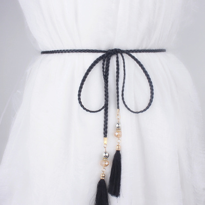 女流苏简约百搭腰带腰绳系带