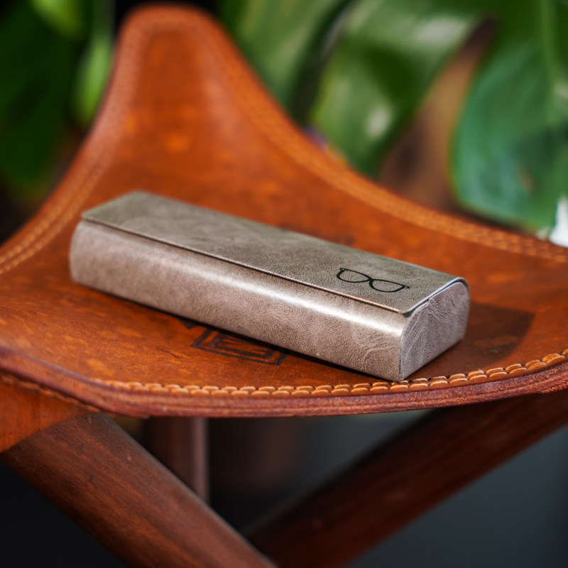 眼镜印花眼镜盒便携女防压日系轻便近视眼睛盒子太阳墨镜收纳包男