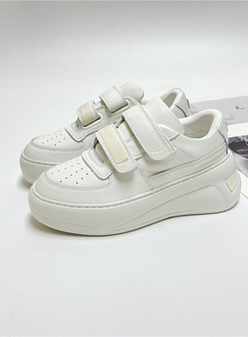 ANDS ANCE AC 厚底小白鞋坡跟休闲运动鞋子女款增高鞋轻便 松糕鞋