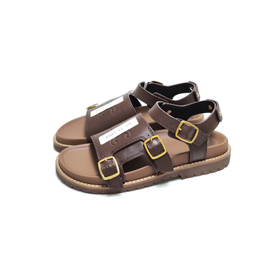 ANDS CL CE罗马凉鞋女夏外穿2025新款厚底舒服复古洞洞鞋外贸女鞋