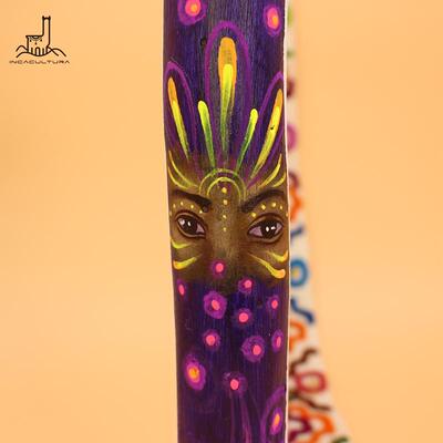 手绘秘鲁进口雨棍乐器