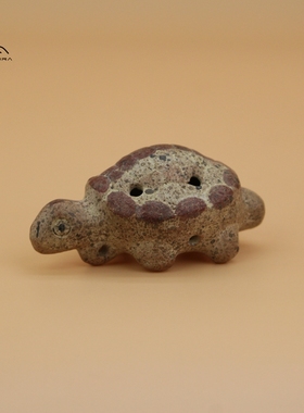 PERU秘鲁进口印加古乐器乌龟笛陶笛模仿动物叫声Ocarina鹰哨