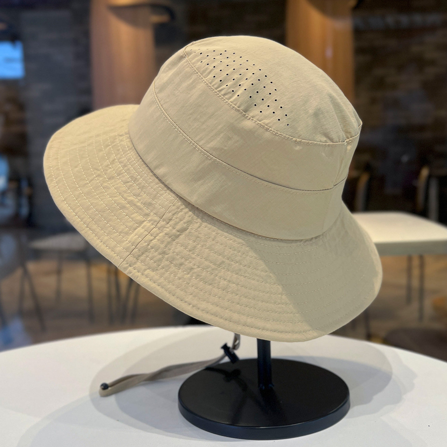 夏季透气孔遮阳帽子男女防晒速干渔夫帽户外大帽檐防紫外线太阳帽