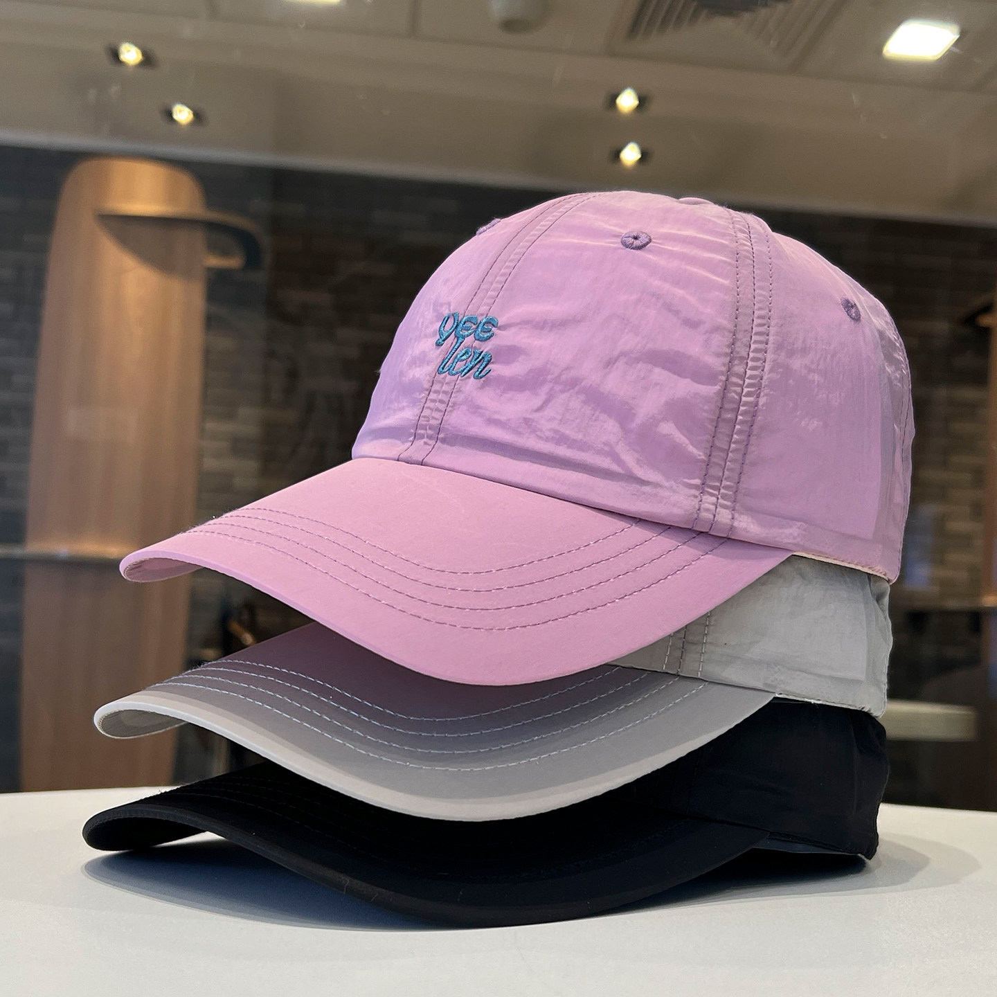 夏季薄款速干棒球帽子女韩系时尚跑步透气户外运动男士遮阳鸭舌帽