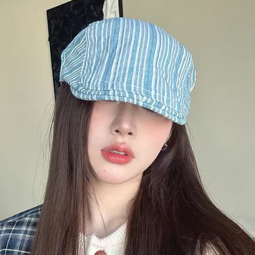 前进帽逛街复古男女春夏季弯檐