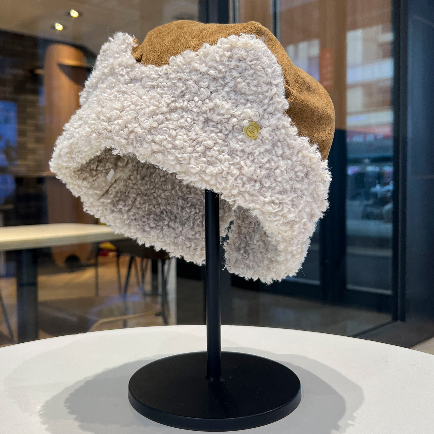 可爱猫耳朵羊羔绒套头帽子女秋冬百搭显脸小保暖护耳帽毛绒雷锋帽,服饰配件/皮带/帽子/围巾,帽子,淘宝优惠券,粉丝福利购,淘宝优惠卷