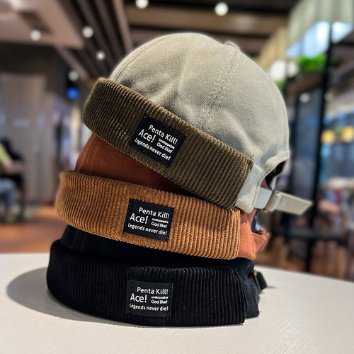 瓜皮帽地主帽日韩女秋冬季