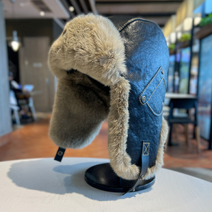 雷锋帽男士东北加厚加绒雪地帽户外骑车滑雪pu皮质防风飞行员帽女