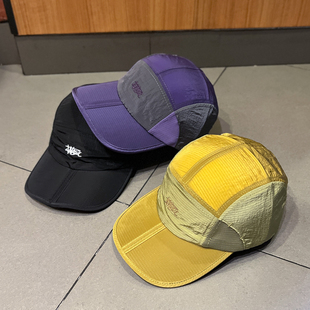 户外跑步运动鸭舌帽男女夏季速干防水棒球帽可折叠便携亲子防晒帽