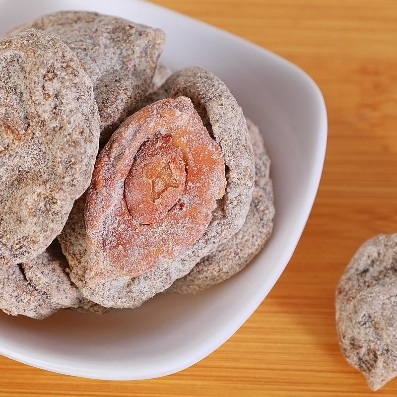 盐津桃肉 甘草半桃片500克散装咸桃干带核蜜饯水果干九制桃条零食