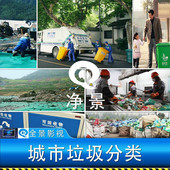 城市宣传绿色环保能源幸福和谐美好生活垃圾分类环境污染视频素材