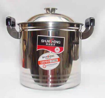 顺成不锈钢大容量加深加厚煲汤锅