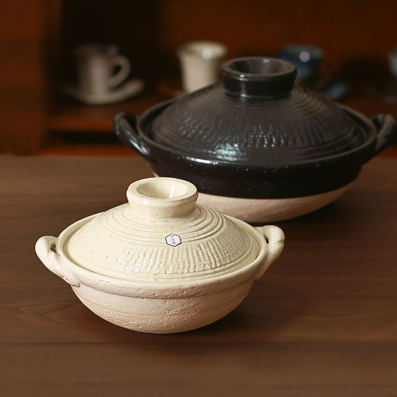 伊賀燒復古素釉陶土耐高溫土鍋