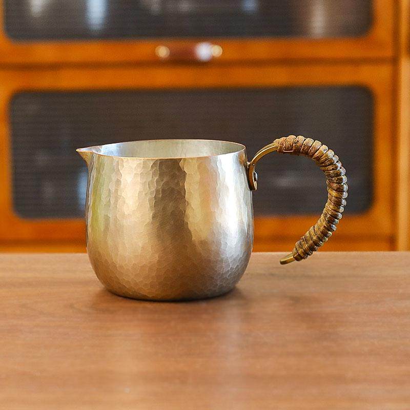 小葵川町屋 日本进口富贵堂手工锤纹藤编咖啡拉花缸拉花杯手冲壶,餐饮具,拉花缸/拉花杯/打奶缸,淘宝优惠券,粉丝福利购,淘宝优惠卷