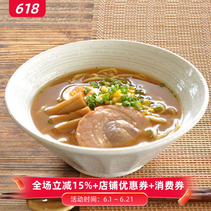 日本进口zakka白色粉引日式拉面碗大号饭碗汤碗沙拉碗大容量