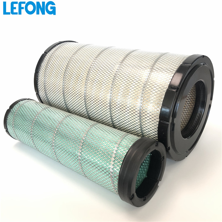 适配三一SY215-9 SY225C-9 SY195C-9挖掘机空气滤芯 空滤外壳总成