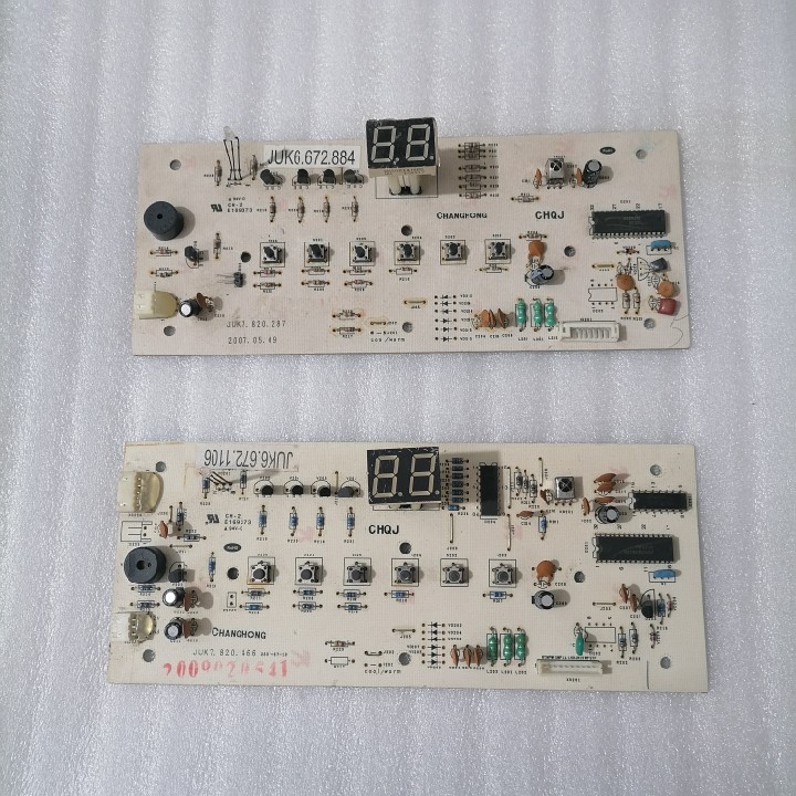 按键长虹空调显示板JUK6.672/884 1106 JUK7.820.466/287接收器