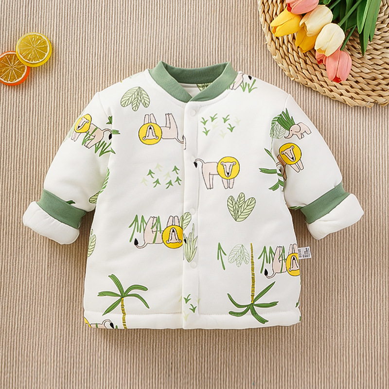 1-3岁宝宝棉袄内胆夹棉小童棉衣男童女童棉服外穿打底保暖上衣