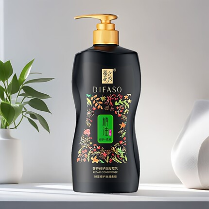 蒂花之秀八籽精油润发乳丝滑护发素700ml 干枯柔顺男女精华乳