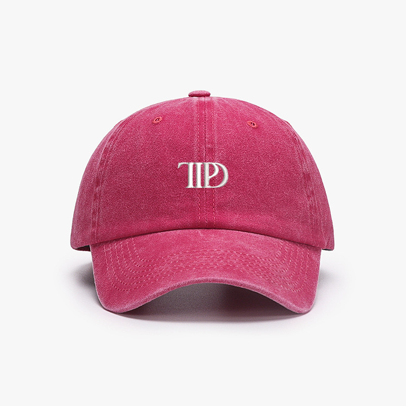 HHOP TTPD苦难诗社霉霉刺绣棒球新款帽软顶水洗做旧显头小鸭舌帽