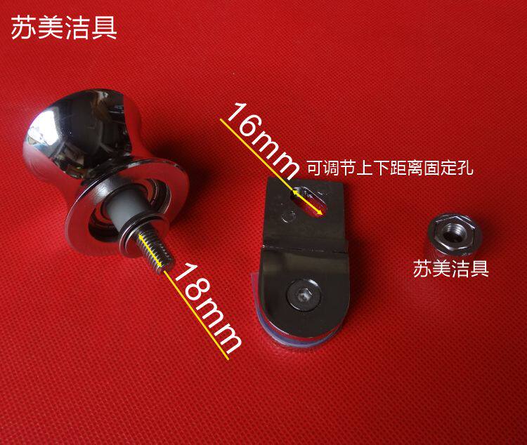 淋浴房老式玻璃移门滑轮浴室推拉门滚轮单轮