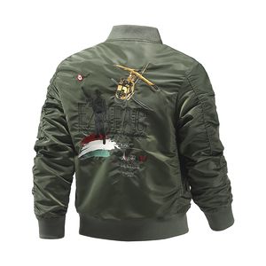 2025春秋外套飞行夹克男春秋刺绣棒球服战术夹克JK222-P115图片