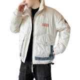90白鸭绒2022冬加厚宽松休闲立领羽绒服男中性保暖外套Y822，男装羽绒服，星座四季星座1412