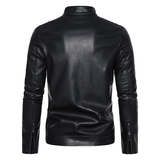 2022秋季新款男机车PU皮夹克皮衣男外套1412-J，男装皮衣，星座四季星座1412