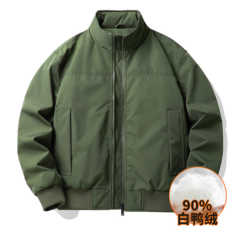 夹克短款羽绒服男立领保暖外套90%白鸭绒YR57089-P285368，男装夹克，星座四季星座1412