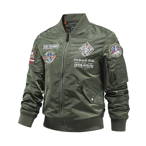 2025春秋外套飞行夹克男春秋刺绣棒球服战术夹克JK225-P115图片