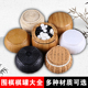 围棋棋罐黑白盒五子棋塑编罐楠竹罐子草编篓高盖竹罐枣木罐一对装