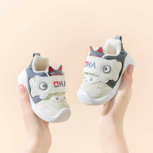 布拉米勒春秋新款软底小童童鞋1-2一3周岁男女宝宝学步鞋婴儿鞋子